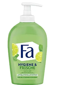 Fa Hygiene Frische Fluessigseife mit dem erfrischenden Duft von Limette Antibakterieller Effekt 2