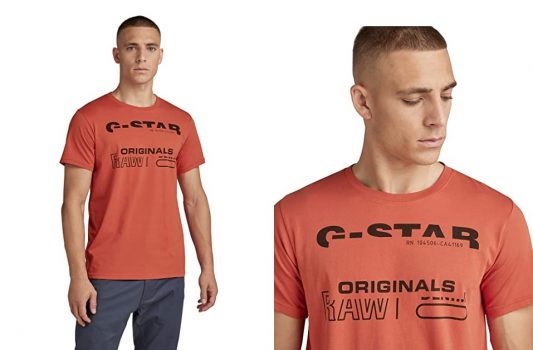 G STAR RAW Herren Originals R T T Shirt