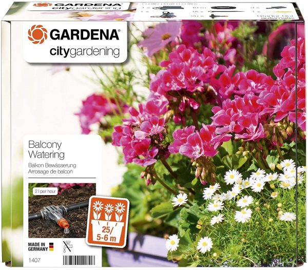 Gardena City Gardening Vollautomatisches Blumenkastenbewässerungs-Set