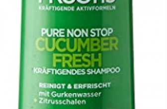 Garnier erfrischendes und kraeftigendes Shampoo gegen fettiges Haar Mit Gurkenwasser und Zitronensch