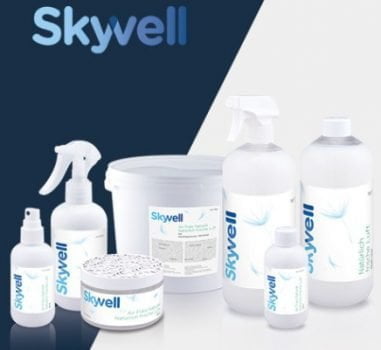 Geruchsbeseitigung mit Skyvell Produkten im Cleanclub Onlineshop
