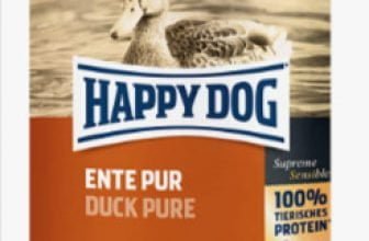 Happy Dog Fleisch Dosen Ente Pur 800g 6er Pack 6 x 800 g Amazon de Haustier