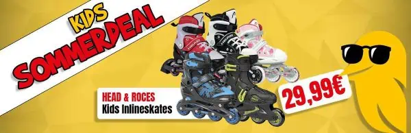 Head & Roces Kinder Inline Skates (Gr. 25 bis 40) für 32,33 € inkl. Versand