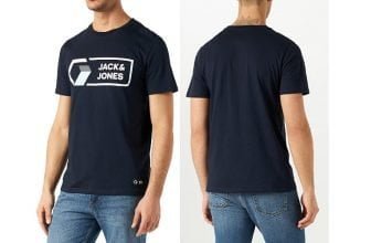 JACK JONES Herren Jcologan Tee Ss Crew Neck Noos T Shirt