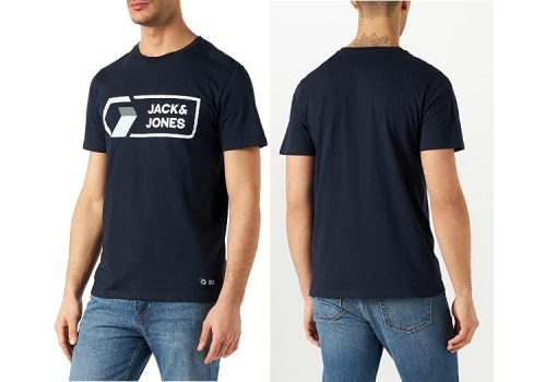 JACK JONES Herren Jcologan Tee Ss Crew Neck Noos T Shirt