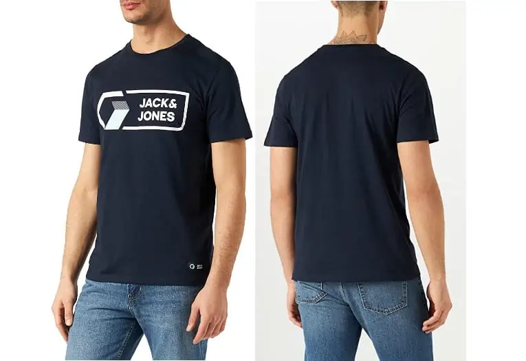 JACK & JONES Herren Jcologan Tee Ss Crew Neck Noos T-Shirt (Gr. XS bis M) für 6,50 € [Prime] statt 11,74 €