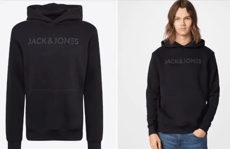 JACK & JONES Sweatshirt ‚NICKEL‘ in Schwarz (Gr.S,L und XL) 11,94 € inkl. Versand (statt 39,00 € )