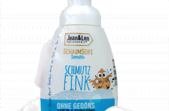 Jean Len Schaumseife sensitiv Schmutzfink ohne Parabene und Silikone Schaumseife für sensible Ki