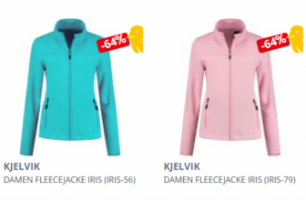 KJELVIK Damen Fleecejacke Iris e1654534566910