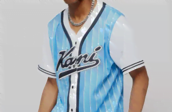 Karl Kani Varsity Block Pinstripe Baseball Shirt