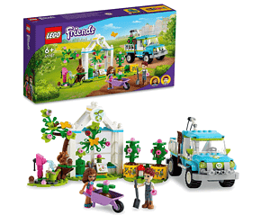 Lego 41707 Friends Baumpflanzungsfahrzeug Blumengarten Spielzeug Für Mädchen Und Jungen Mit Spielze