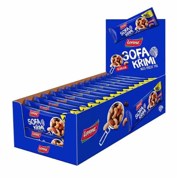 Lorenz Snack World Sofa Krimi 28er Pack (28 x 40 g) für 22,18 € inkl. Prime-Versand