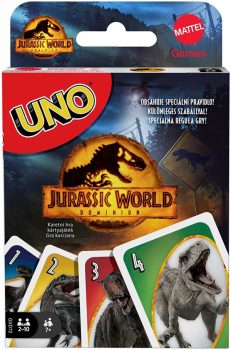 Mattel Games GXD72 UNO Jurassic World Dominion Kartenspiel e1655318614402