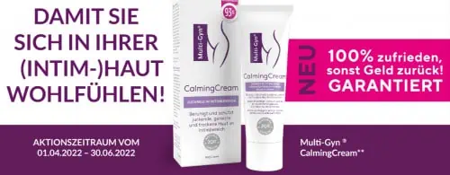 Multi Gyn CalmingCream gratis testen