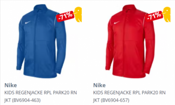 Nike Park 20 Kinder Regenjacke e1655369612679