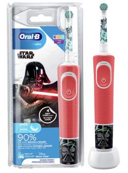 Oral B Kids Starwars Elektrische Zahnbuerste Electric Toothbrush fuer Kinder ab 3 Jahren 2 Putzmodi f