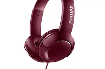 Philips Kopfhörer On Ear SHL3075RD 00 On Ear Kopfhörer Rot  Amazon.de  Elektronik Foto