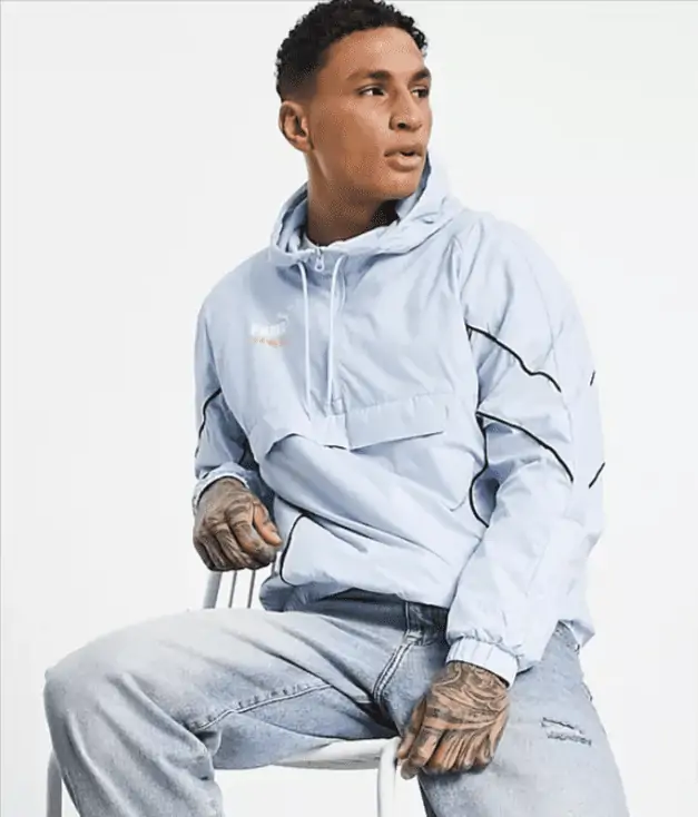 Puma – Iconic King – Anorakjacke in Blau (Gr. S und M) für 32,99 € inkl. Versand statt 66,00 €