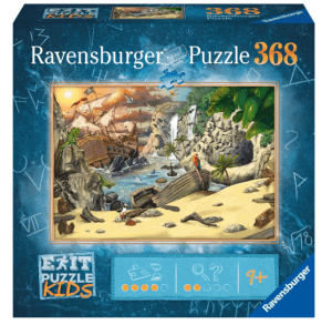 Ravensburger Exit Puzzle Kids 12954 Das Piratenabenteuer 368 Teile Puzzle Fuer Kinder Ab 9 Jahren