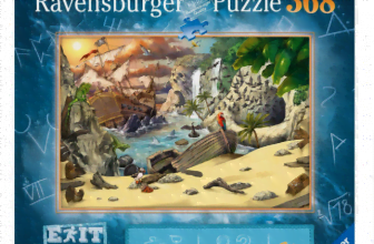 Ravensburger EXIT Puzzle Kids 12954 Das Piratenabenteuer 368 Teile Puzzle fuer Kinder ab 9 Jahren
