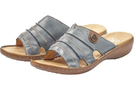 Rieker Damen Slipper 60876 Denim