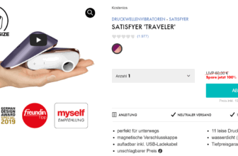 Satisfyer Traveler Druckwellenvibrator