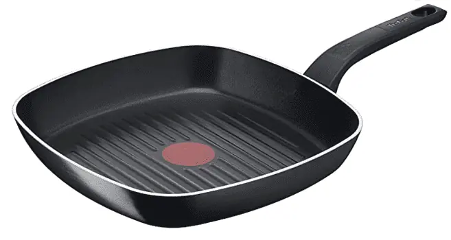 Tefal B55540 Easy Cook Clean Grillpfanne 26 x 26 cm Antihaftversiegelung sicher Thermo Signal stabiler Boden ideale Form gesundes Kochen Schwarz Amazon de Küche Haushalt Wohnen