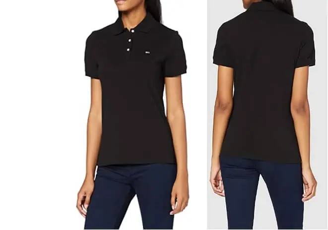 Tommy Hilfiger Damen Tjw Slim Polo Polohemd (Gr. XS, M bis 3XL) für 25,19 € [Prime] statt 33,48 €