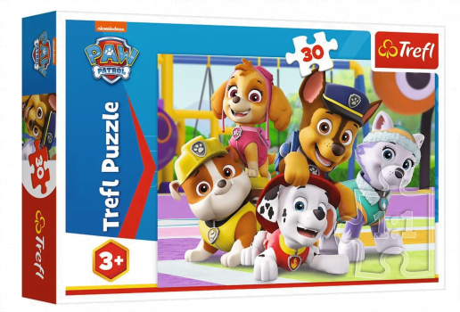 Trefl 18286 30 Teile Puzzle PAW Patrol mit hochwertigem Druck für Kinder ab 5 Jahren Colourful  Ama