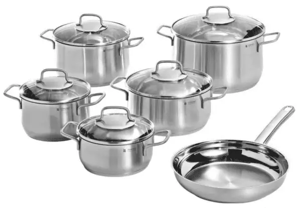 WMF Kochtopfset Brillant Edelstahl 6-teilig ab 93,94 € inkl. Versand (statt 172,95 €)