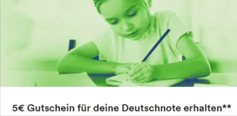 Thalia Zeugnisaktion 2025: 5,00 € Gutschein für die Note 1 im Fach Deutsch