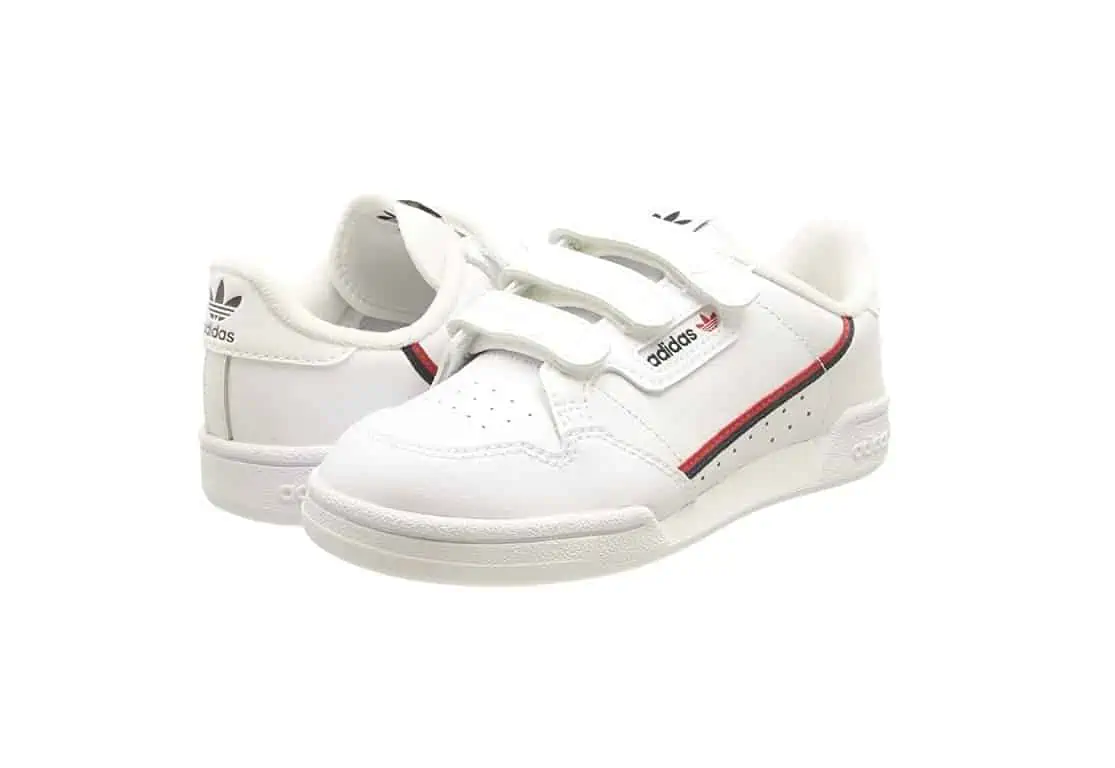 adidas Unisex-Kinder Continental 80 Sneaker (Gr. 20 bis 27) für 26,95 € [Prime] statt 37,60 €