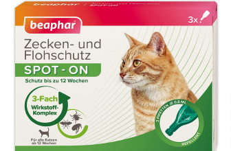 beaphar Zecken und Flohschutz Spot On fuer Katzen Zecken und Flohschutz mit Margosa Extrakt 3 x 0