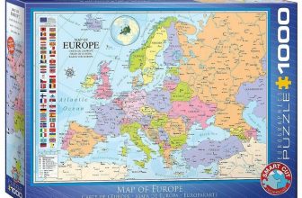 eurographics puzzle europakarte 1000 teile
