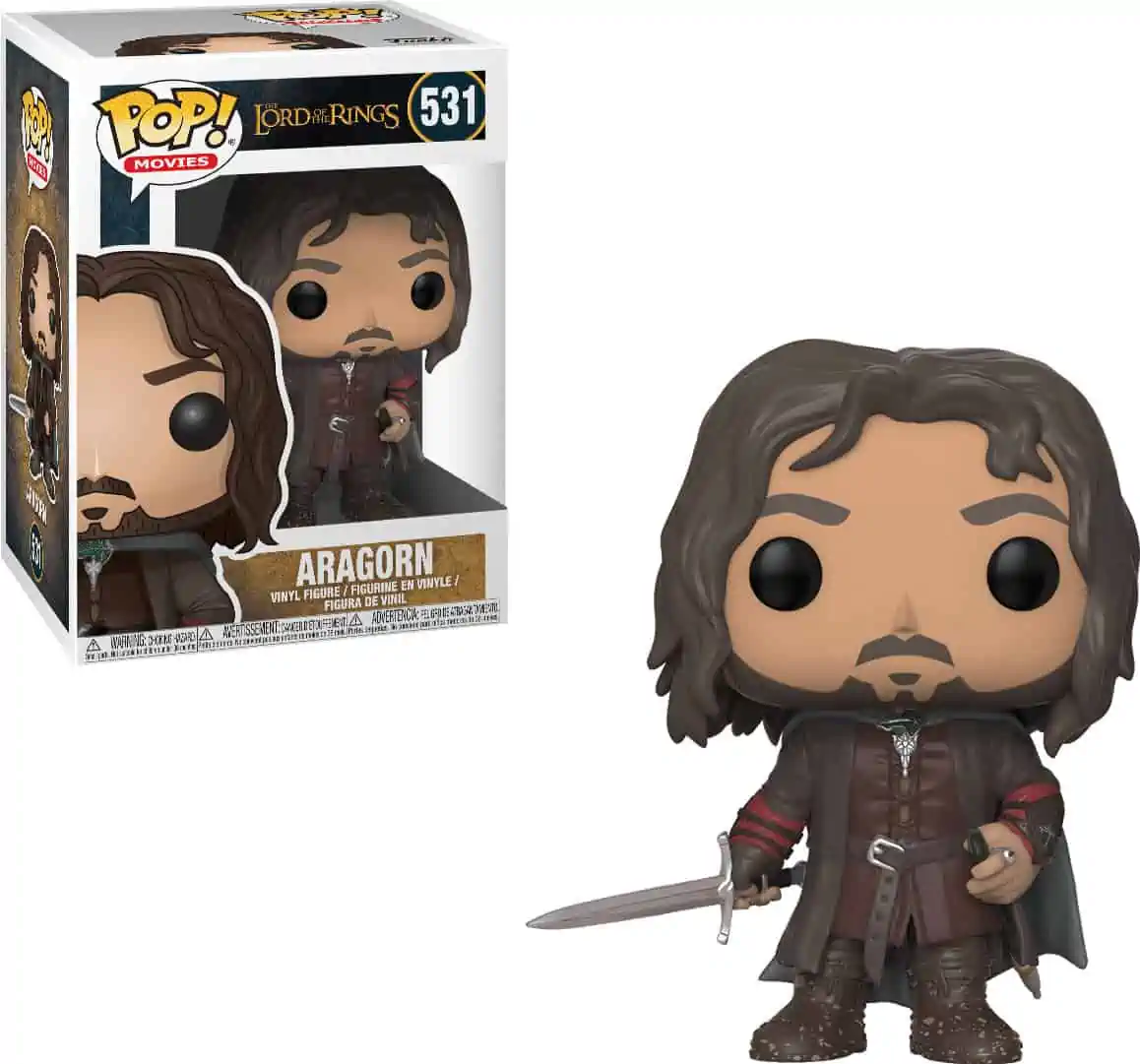 Funko Pop! Movies: Der Herr der Ringe Aragorn Figur für 15,73 € [Prime] statt 20,99 €