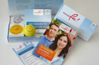 Gratis Anti-Stress-Paket zum Rauchstopp von der BZgA – inklusive Pfefferminzpastillen, Relax-Ball