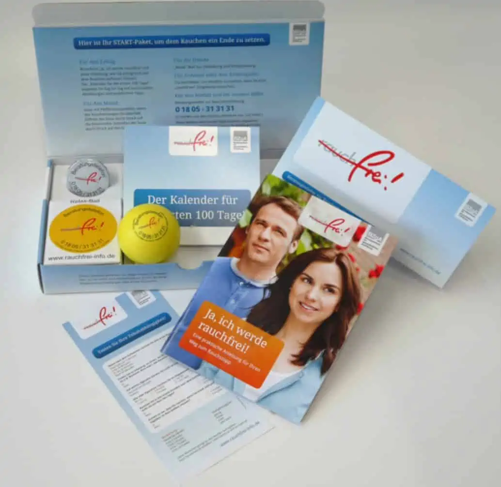Gratis: Anti-Stress-Paket für angehende Nichtraucher 🚭mit Anti Stress Ball[