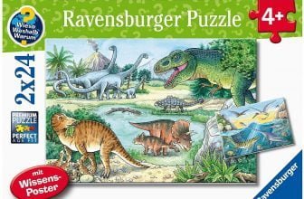 ravensburger saurier und ihre lebensraeume 2x24 teile