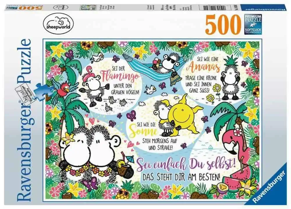 Ravensburger Sei einfach Du selbst! Puzzle (500 Teile) für 17,49 € inkl. Versand statt 26,99 €