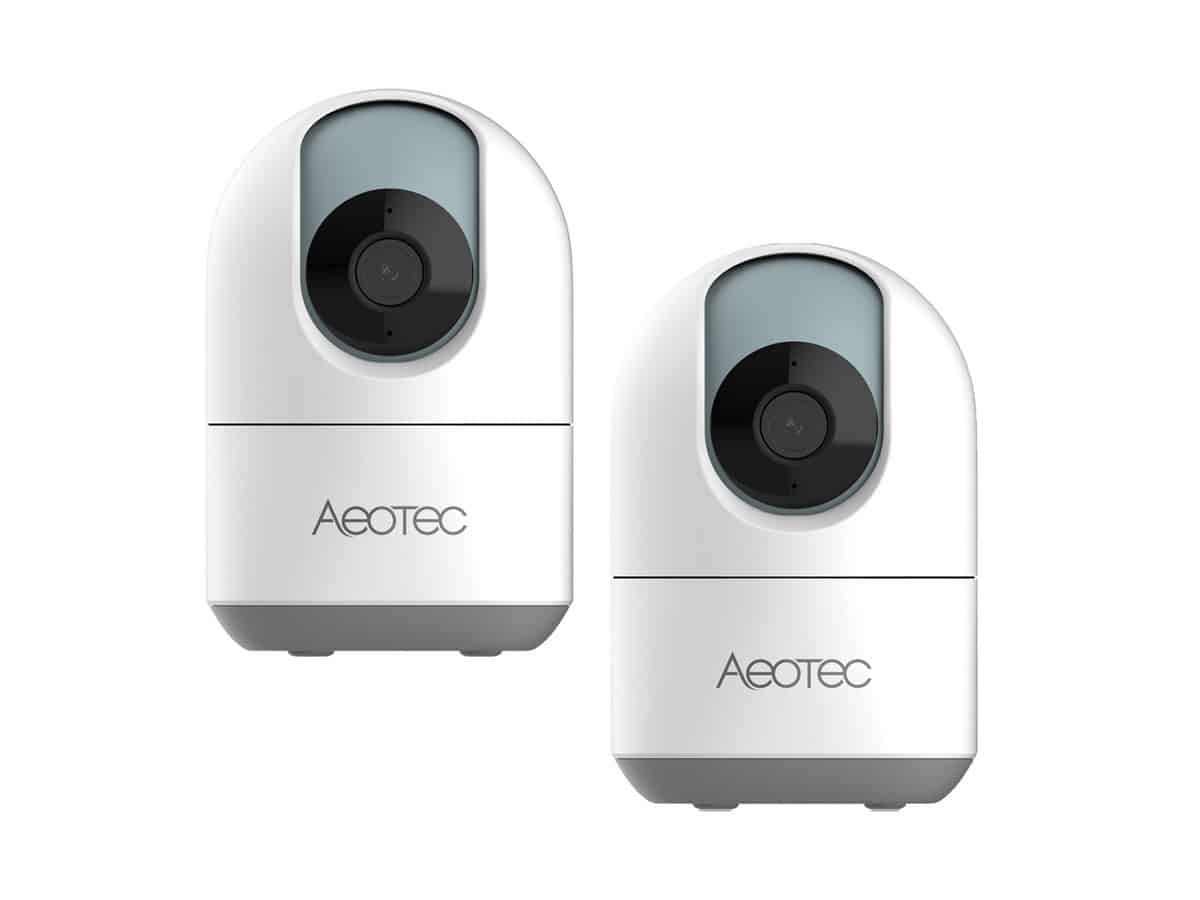 2X Aeotec Cam 360 Uberwachungskamera