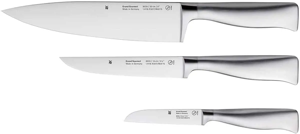 WMF Grand Gourmet Messerset (3 tlg.) für 99,99 € inkl. Versand statt 139,45 €