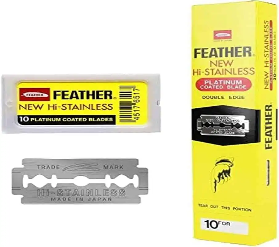 200er Packung Feather Rasierklingen für 37,45 € inkl. Versand (0,19 € pro Klinge) statt 51,00 €