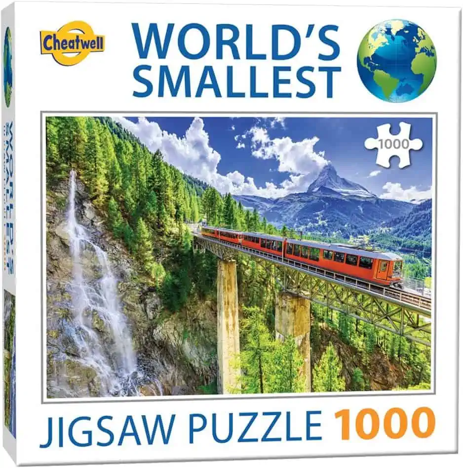 Cheatwell Games: Matterhorn, 1000 Teile, „weltweit kleinstes Puzzle“ für 7,62 € [Prime] statt 17,44 €