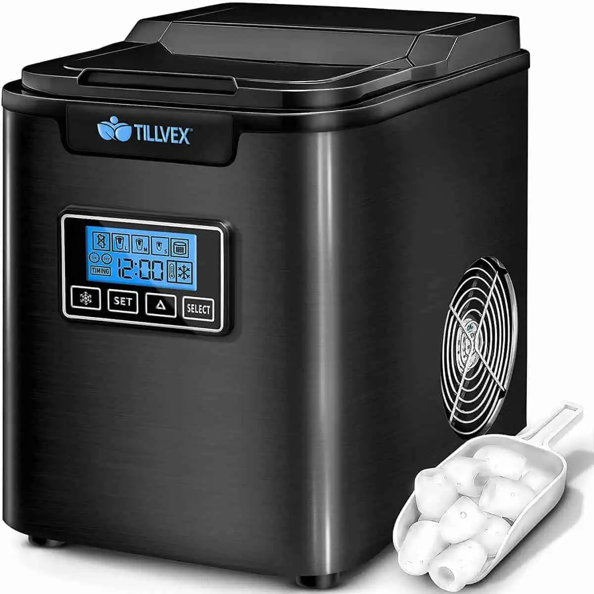 tillvex Eiswürfelmaschine (Eiswürfelbereiter mit Timer und 2,2 Liter Wassertank) für 107,79 € inkl. Versand statt 134,99 €
