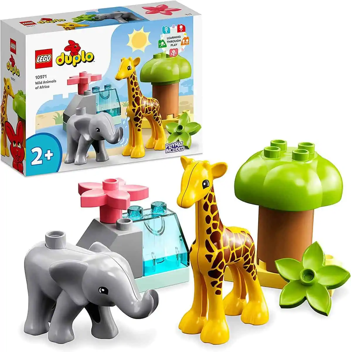 LEGO 10971 DUPLO Wilde Tiere Afrikas Spielzeug-Set für 6,49 € [Prime] statt 9,44 €