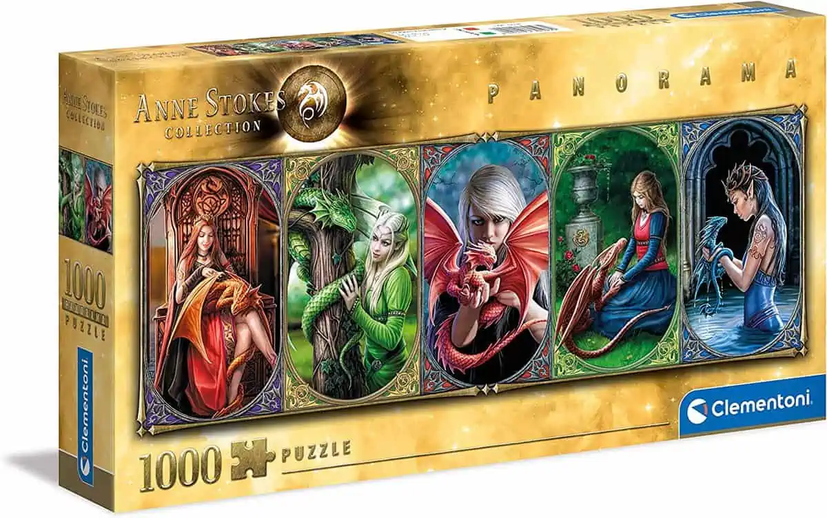 Clementoni 39598 Drachen-Freundschaft – Puzzle (1.000 Teile, Anne Stokes Collection) für 8,27 € [Prime] statt 17,71 €