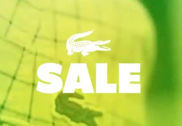 Lacoste Sale: mit bis zu 50% Rabatt
