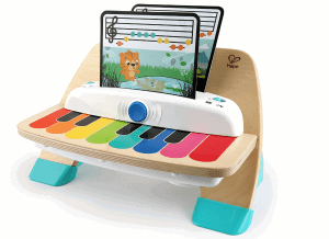 Baby Einstein Hape Magic Touch Piano Musikspielzeug Klavier Aus Holz Mit 3 Notenblättern Und 6 Lied