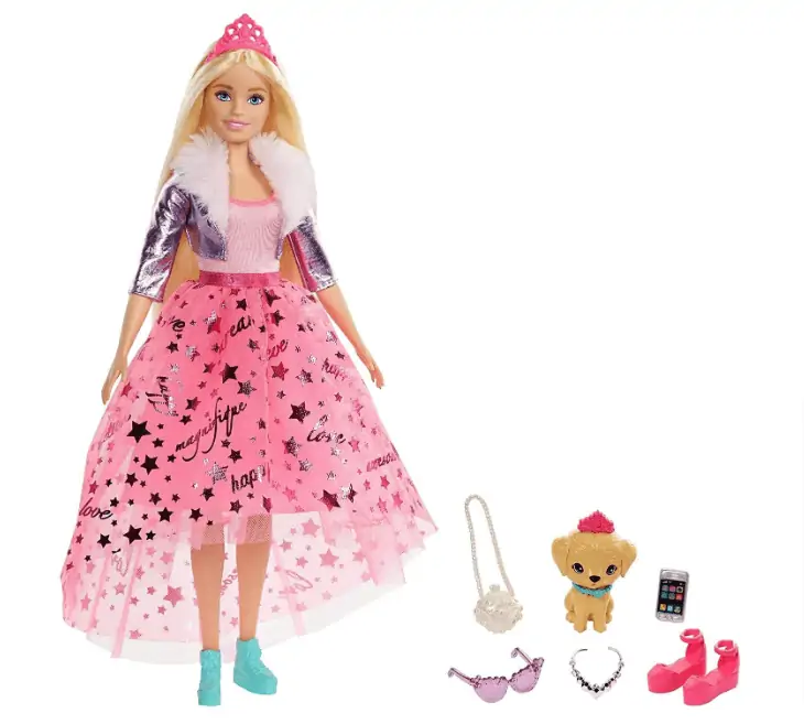 Barbie GML76 – Prinzessinnen-Abenteuer Puppe mit Mode