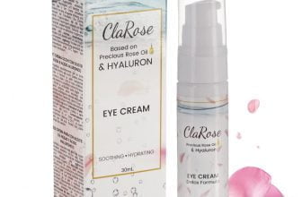 ClaRose Hyaluronsaeure Anti Aging Augencreme mit 100 natuerlichem Rosenoel e1656684654714